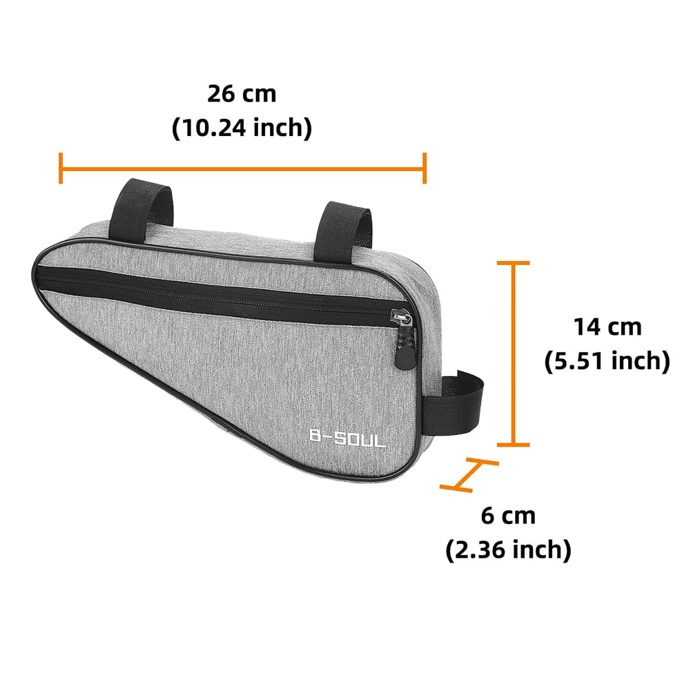 Bicycle Bag, Front Under-Frame Bike Pouch