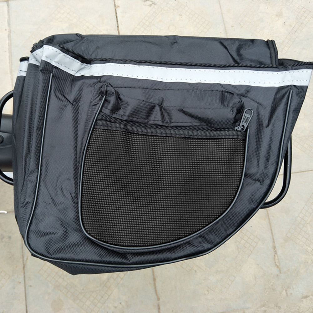 Double Sided Pannier Bag, Bicycle Saddle Bag, Bike Storage