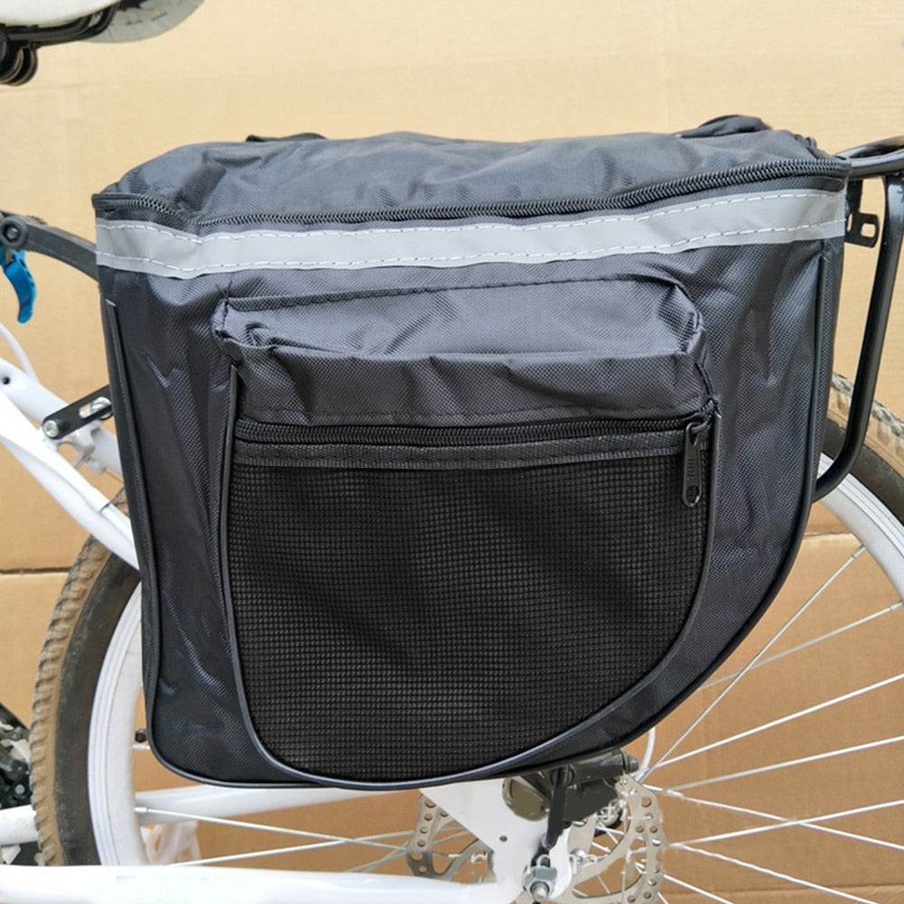 Double Sided Pannier Bag, Bicycle Saddle Bag, Bike Storage